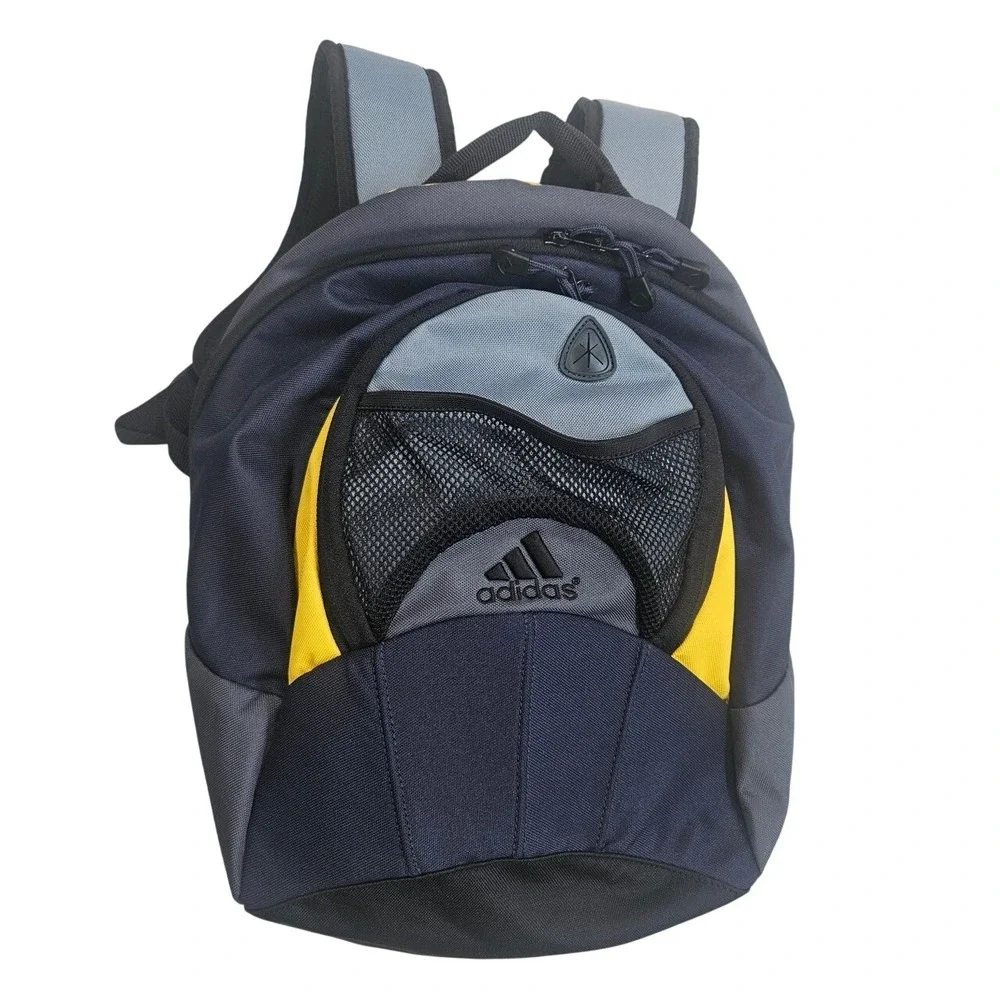 adidas 90288 backpack 40312 gray navy Excel 7 School for Laptop, Gym and Travel, 34L, Stone Grey/Team Royal Blue/Lucid Lemon Yellow/7, OSFA : Electronics Adidas 5 Adidas Backpack Navy Blue Yellow